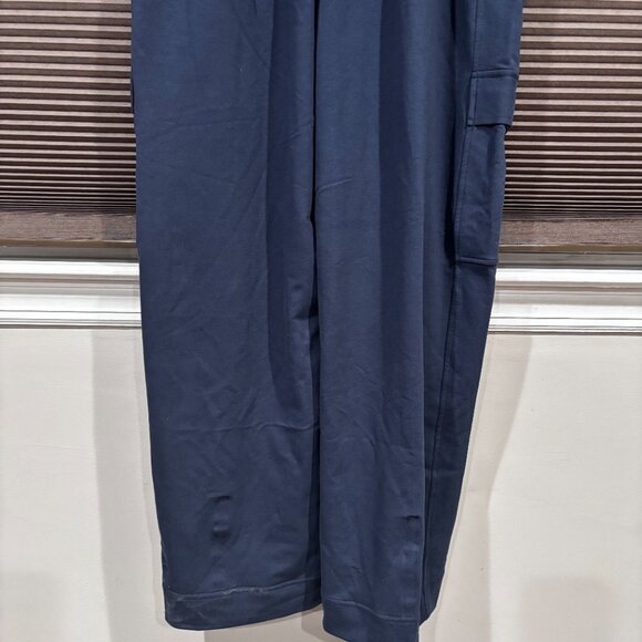 Athleta Women's Retroterry High Rise Wide Leg Cargo Pant Navy SZ: XL - Picture 8 of 12